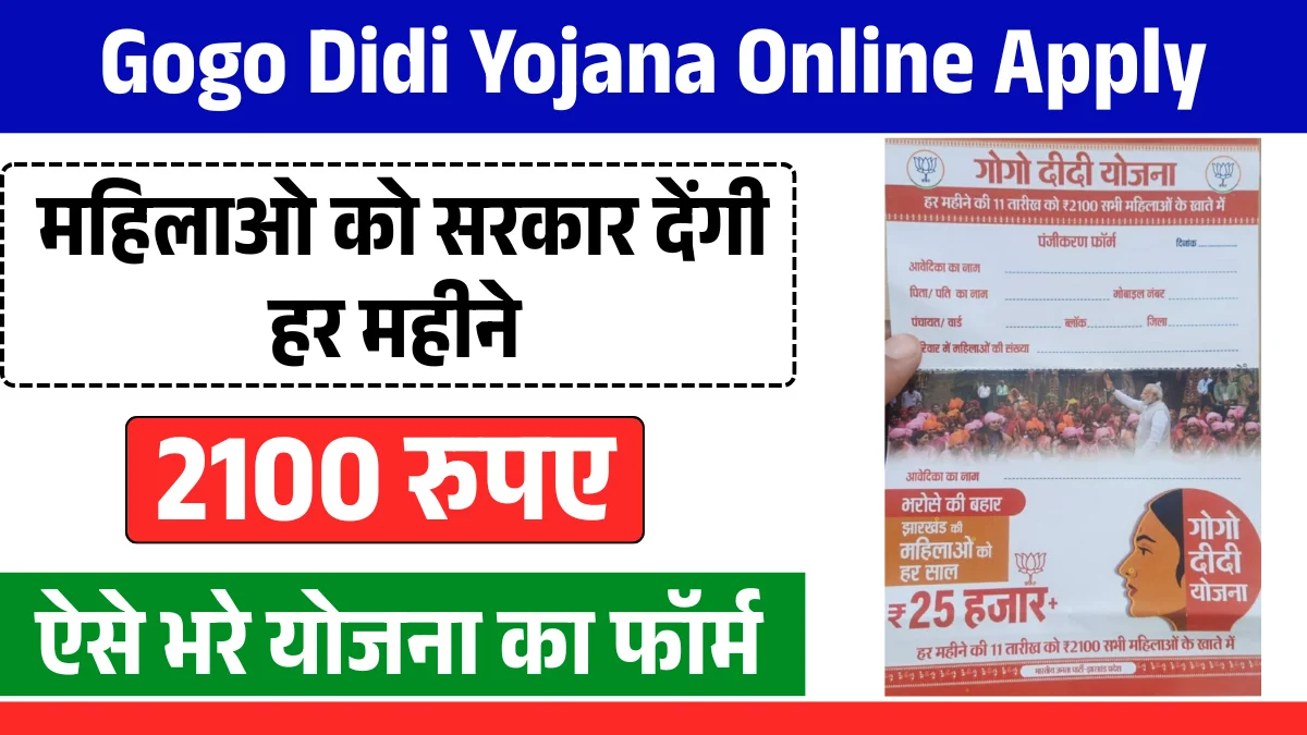 Gogo Didi Yojana Online Apply