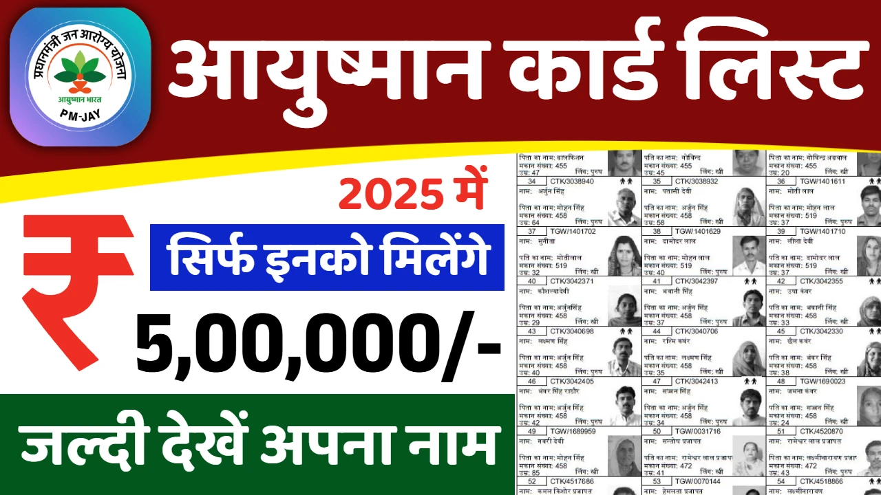 PMJAY Ayushman Card Beneficiary List