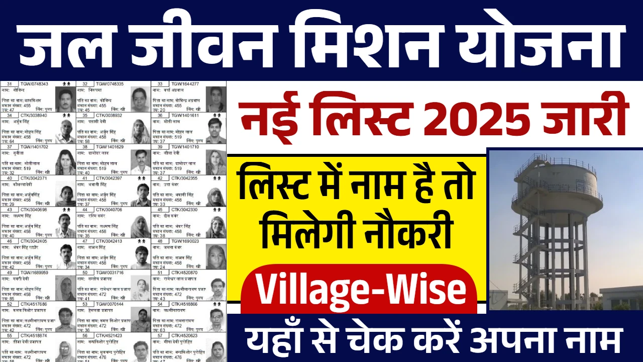 Jal Jeevan Mission Yojana List