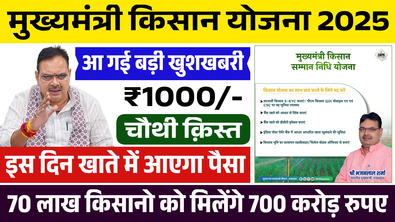 Rajasthan CM Kisan