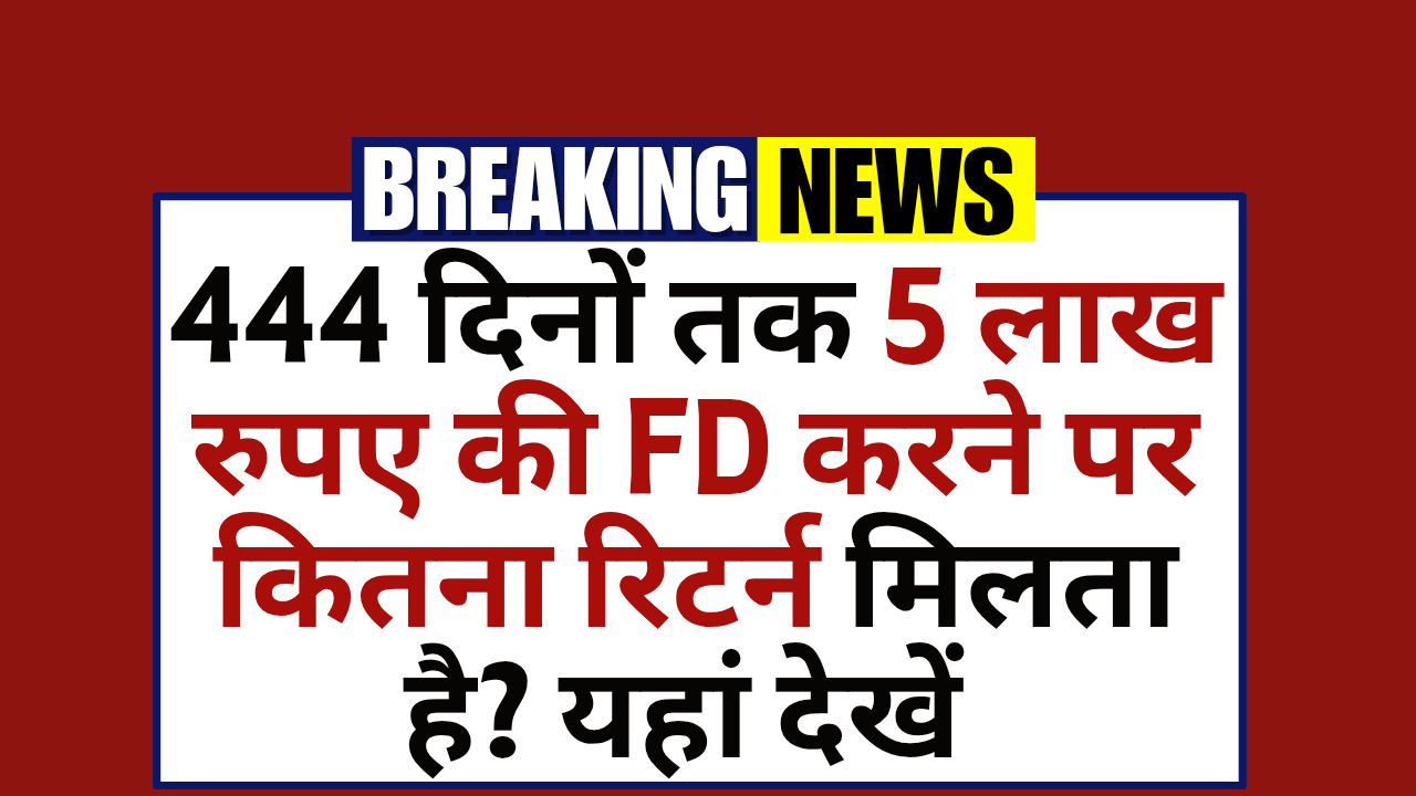 SBI Amrit Vrishti FD Scheme